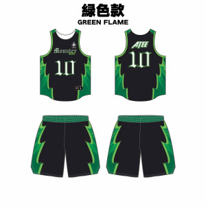 客製籃球服 | 尖刺火焰系列