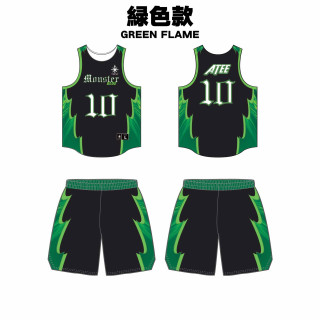 客製籃球服 | 尖刺火焰系列